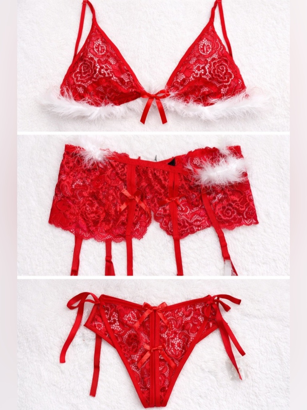 AvidLove‎ 3 piece lingerie set​​​